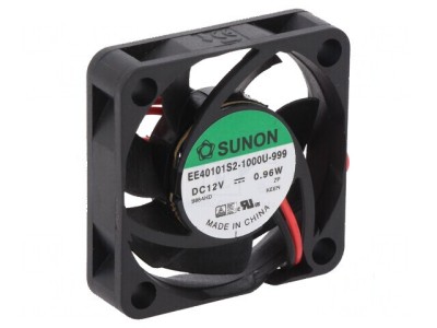 Ventilator axial 12V DC 40x40x10mm 11,99m3/h 23dBA foto