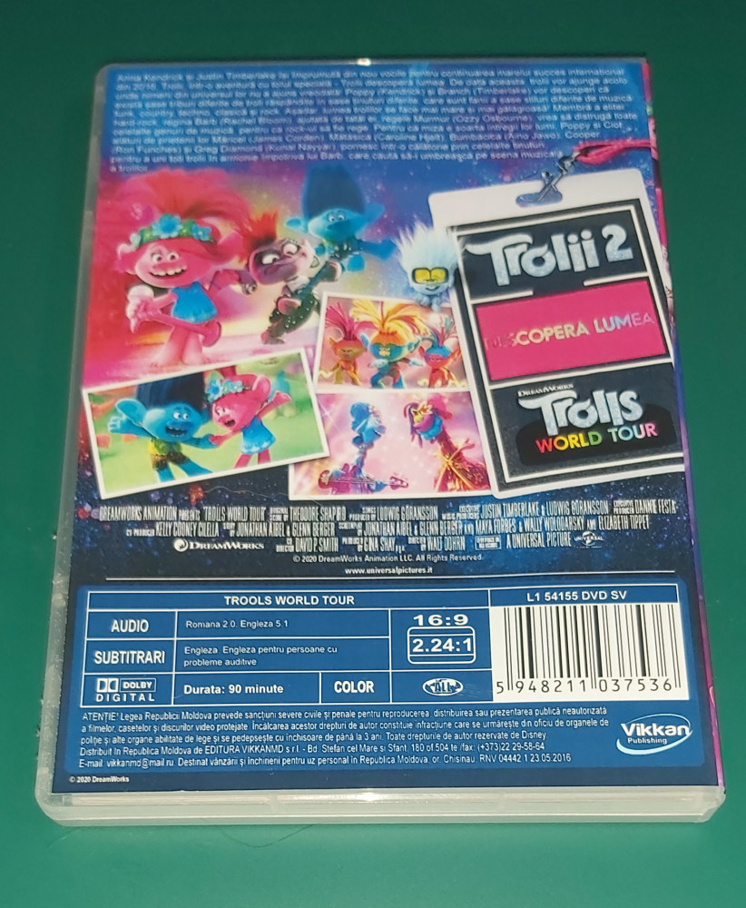 Trolii 2 - Descopera Lumea - Trolls 2 World Tour Dublat romana, DVD, Disney  | Okazii.ro