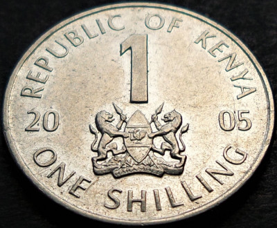 Moneda exotica 1 SCHILLING - KENYA, anul 2005 * cod 5209 foto