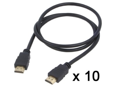 Cablu HDMI 1m negru foto
