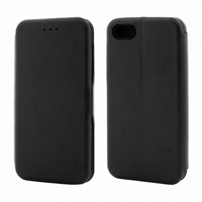 Husa de protectie Vetter pentru iPhone SE (2020), iPhone 8, Flip Series, Black foto