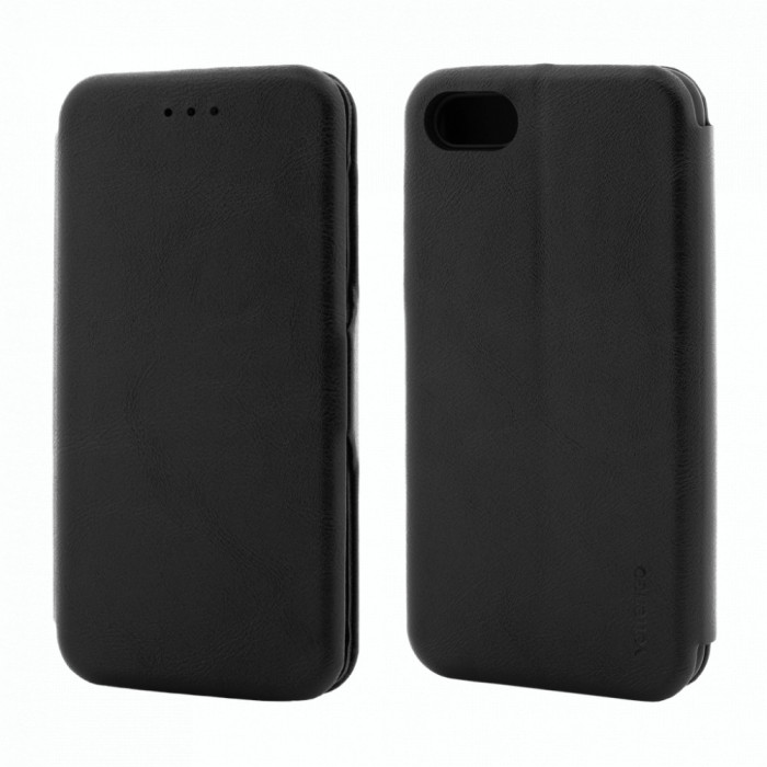 Husa de protectie Vetter pentru iPhone SE (2020), iPhone 8, Flip Series, Black