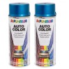 Pachet 2 x Vopsea spray auto Dacia albastru electric metalizata Dupli Color 350 ml, DUPLI-COLOR