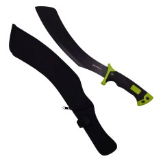 Maceta de vanatoare DEPOX&reg;, Hunter's Pride, 49 cm, otel inoxidabil, neagra, teaca inclusa