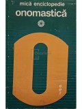 Christian Ionescu - Mica enciclopedie onomastica (Editia: 1975)