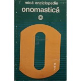 Christian Ionescu - Mica enciclopedie onomastica (Editia: 1975)
