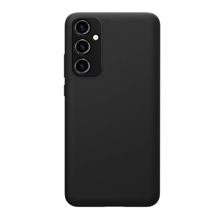 Husa compatibila cu samsung galaxy a34, matte efect, camera ultra safe, htpmag, negru