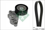 Set curea transmisie cu caneluri Ford C-Max II, Fiesta VII, Focus III, Focus IV, Grand C-Max, Puma Motor 1.0 EcoBoost, lungime 1250 mm, OE 2225234