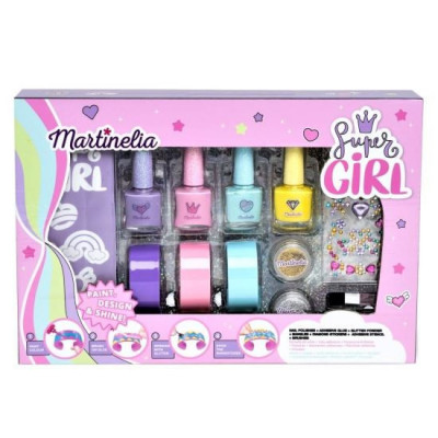 Set produse pentru unghii si par Super Girl Nails &amp;amp;amp; Hair Martinelia 35002 foto