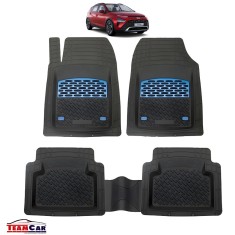 Hyundai Bayon Covorase Auto TeamCar&reg;- Cauciuc Tip Tavita/ Blue