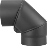 Cot reglabil burlan fum 160 mm din otel 1,5 mm pentru sobe si seminee