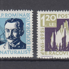 ROMANIA 1958 LP 458 EMIL RACOVITA SERIE MNH