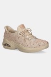 Skechers sneakers M-UNO - RHINESTONED AIR culoarea bej, 186070