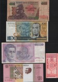 Set 5 bancnote de prin lume adunate (cele din imagini) #39, Africa