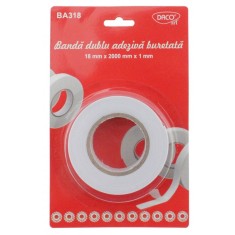 Banda dublu adeziv buretata 18/2 Daco BA3128