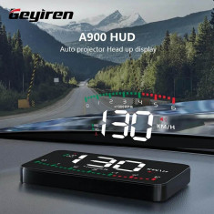 Head-Up Display, Proiector Parbriz, Afisare Multiple Informatii, Conexiune OBD2 foto