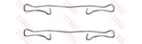 Set accesorii, placute frana OPEL ZAFIRA A (F75) (1999 - 2005) TRW PFK302