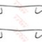 Set accesorii, placute frana OPEL CORSA C (F08, F68) (2000 - 2009) TRW PFK302