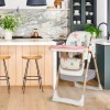 Scaun de masa Juju Eat&amp;#038;Fun, Pink Stars