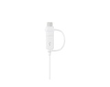 CABLU alimentare si date smartphone Samsung, USB 2.0 (T) la Micro-USB (T) | USB Type-C, cauciuc, lungime 1.5 m, alb, &amp;quot;EP-DG930DWEGWW&amp;quot; (timbr