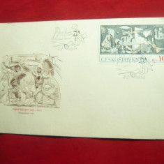 Plic FDC Pictura Picasso - Guernica 1981Cehoslovacia