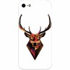 Husa silicon pentru Apple Iphone 7, Geometric Tibetan Antelope