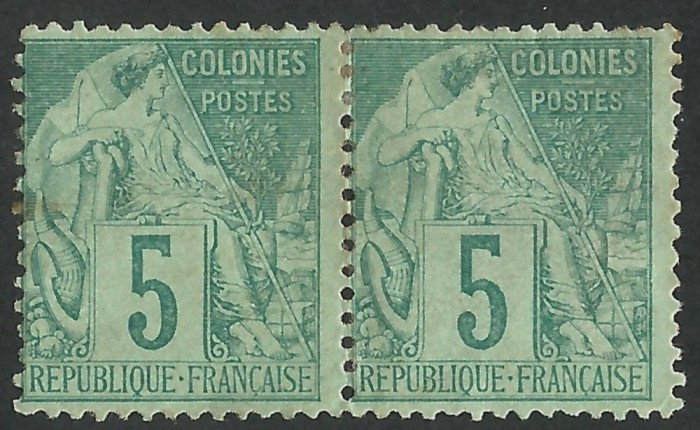 Franța Tip Sage 1881 perechi colonii MLH