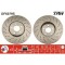 Set discuri frana Mercedes E-Class (W211), E-Class T-Model (S211), S-Class (W220), punte fata, 330x32, canelat perforat, TRW