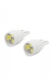 set 2 Leduri T10 w5w lupa, 12v, alb 6000k