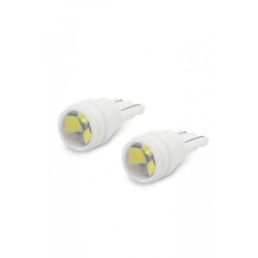 set 2 Leduri T10 w5w lupa, 12v, alb 6000k