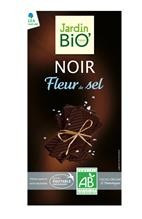 Ciocolata Bio Neagra cu Sare de Mare Jardin Bio 100gr Cod: 1231890 foto