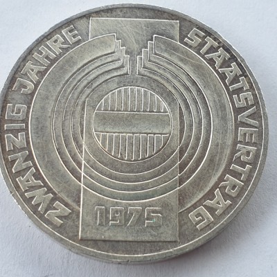 Austria 100 schilling 1975 argint foto