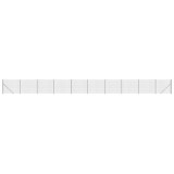 Cumpara ieftin Gard plasa de sarma cu bordura, antracit, 1,6x25 m
