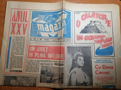 magazin 4 ianuarie 1969-art.si foto jud. timis,100 ani calea ferata,gara filaret foto