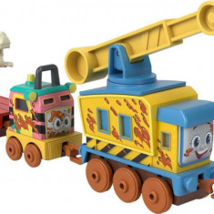 THOMAS LOCOMOTIVA CU VAGON PUSH ALONG DINO