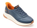 Cumpara ieftin Pantofi sport SKECHERS bleumarin, BOBS SQUAD 4, din piele ecologica