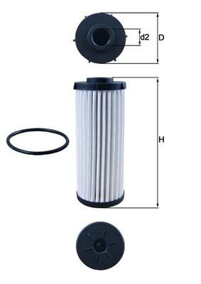 MAHLE HX 139D Filtru hidraulic, cutie de viteze automata