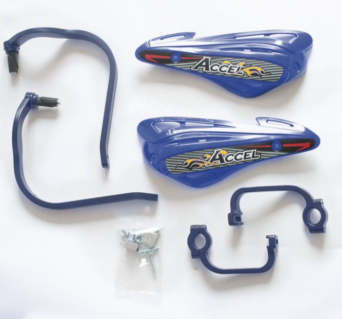 Set Handguard-uri Accel Aluminiu 22-28mm Albastru