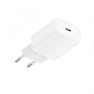Incarcator Retea Xiaomi, 20W, 3A, 1 x USB-C, Alb BHR4927GL foto