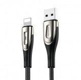 Cablu USB-A - Lightning Joyroom Sharp Series Cu Incarcare Rapida 3A 3m Negru S-M411