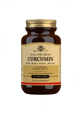 CURCUMIN FULL SPECTRUM softgels 30cps SOLGAR foto