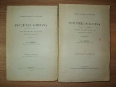 PSALTIREA SCHEIANA de I.A. CANDREA , VOL.I-II ,1916 foto