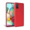 Husa telefon silicon Samsung A31 a315 matte red