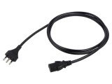 Cablu alimentare 3x1mm2, 1.8m, IEC C13 mamă, PVC - Qualtek Electronics