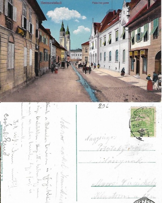 Sibiu, Fleischergasse 1915