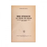 Constantin Noica, Două introduceri și o trecere spre idealism, 1943