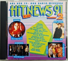 various - Hit News 91 vol 2 NM / VG+ cd muzica pop rock synth pop