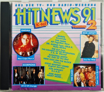 various - Hit News 91 vol 2 NM / VG+ cd muzica pop rock synth pop foto