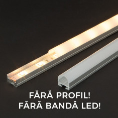 Ecran opal pt. profil LED, 1m Best CarHome foto