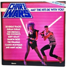 Various &lrm;&ndash; Chart Wars (May The Hits Be With You!) NM / VG+ vinil LP disc Ronco UK 1982 rock reggae